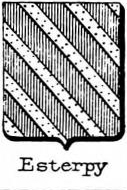 Esterpy Coat of Arms / Family Crest 0