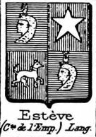 Esteve Coat of Arms / Family Crest 3