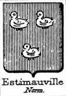 Estimauville Coat of Arms / Family Crest 0