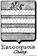 Estocquois Coat of Arms / Family Crest 0