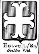 Estvelt Coat of Arms / Family Crest 0
