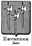 Esvannes Coat of Arms / Family Crest 0
