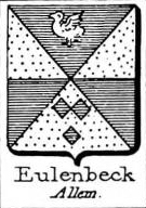 Eulenbeck Coat of Arms / Family Crest 1