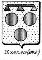 Exeter Coat of Arms / Family Crest 3