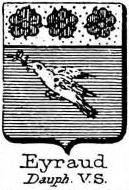 Eyraud Coat of Arms / Family Crest 0