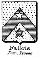 Fallois Coat of Arms / Family Crest 0