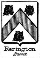 Farington Coat of Arms / Family Crest 1