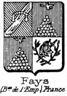 Fays Coat of Arms / Family Crest 0