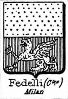 Fedelli Coat of Arms / Family Crest 0