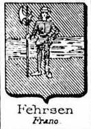 Fehrsen Coat of Arms / Family Crest 0