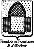 Fenster Coat of Arms / Family Crest 1