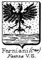 Ferniani Coat of Arms / Family Crest 1