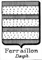 Ferraillon Coat of Arms / Family Crest 0