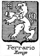 Ferrario Coat of Arms / Family Crest 1