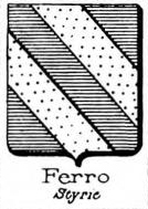 Ferro Coat of Arms / Family Crest 6
