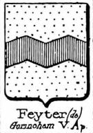 Feyter Coat of Arms / Family Crest 2