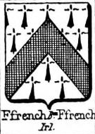 Ffrench Coat of Arms / Family Crest 2