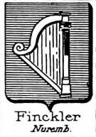 Finckler Coat of Arms / Family Crest 1