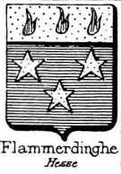 Flammerdinghe Coat of Arms / Family Crest 0