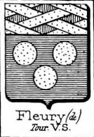 Fleury Coat of Arms / Family Crest 18