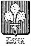 Fleury Coat of Arms / Family Crest 19