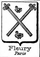 Fleury Coat of Arms / Family Crest 3