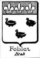Foblet Coat of Arms / Family Crest 0