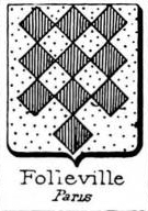 Folleville Coat of Arms / Family Crest 1