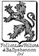 Folliott Coat of Arms / Family Crest 3