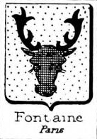 Fontaine Coat of Arms / Family Crest 13