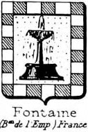 Fontaine Coat of Arms / Family Crest 17
