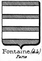Fontaine Coat of Arms / Family Crest 28