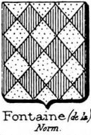 Fontaine Coat of Arms / Family Crest 30
