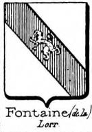 Fontaine Coat of Arms / Family Crest 36
