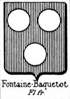 Fontaine Coat of Arms / Family Crest 40