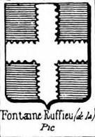 Fontaine Coat of Arms / Family Crest 55