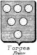 Forges Coat of Arms / Family Crest 3