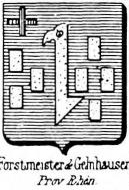 Forstmeister Coat of Arms / Family Crest 2
