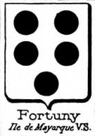 Fortuny Coat of Arms / Family Crest 1