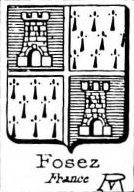 Fosez Coat of Arms / Family Crest 0