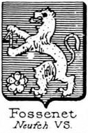 Fossenet Coat of Arms / Family Crest 0