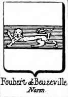 Foubert Coat of Arms / Family Crest 1