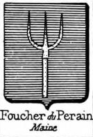 Foucher Coat of Arms / Family Crest 2