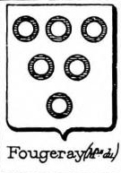 Fougeray Coat of Arms / Family Crest 1
