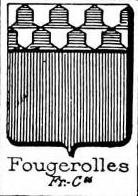 Fougerolles Coat of Arms / Family Crest 1