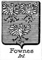 Fownes Coat of Arms / Family Crest 6
