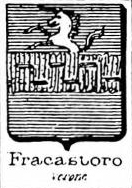 Fracastoro Coat of Arms / Family Crest 1