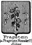Fragstein Coat of Arms / Family Crest 2
