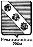 Franceschini Coat of Arms / Family Crest 2