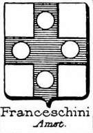 Franceschini Coat of Arms / Family Crest 1